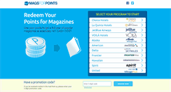 Desktop Screenshot of magsforpoints.com